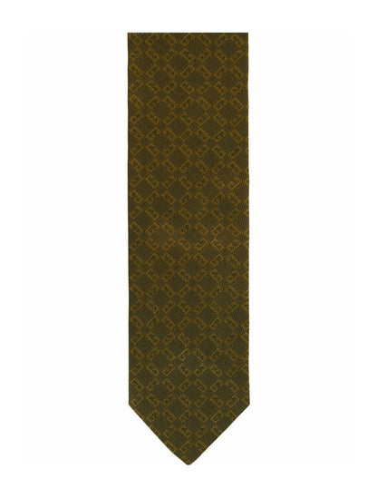 Givenchy 4G Monogram Silk Tie Gold