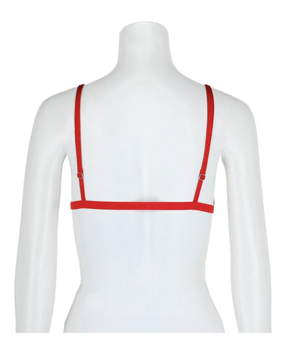 Givenchy 4G Monogram Triangle Bra Vermilion