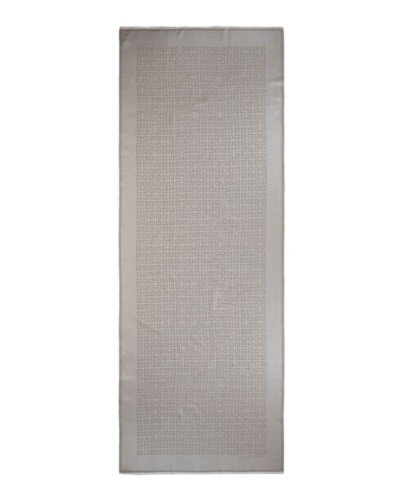 Givenchy 4G Oblong Scarf Grey