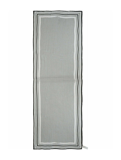 Givenchy 4G Outline Silk Scarf White/Black