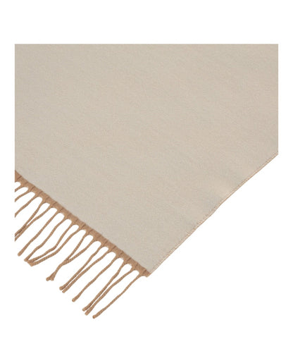 Givenchy 4G Reversible Wool Scarf Beige White
