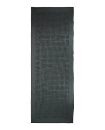 Givenchy 4G Silk Blend Scarf Green
