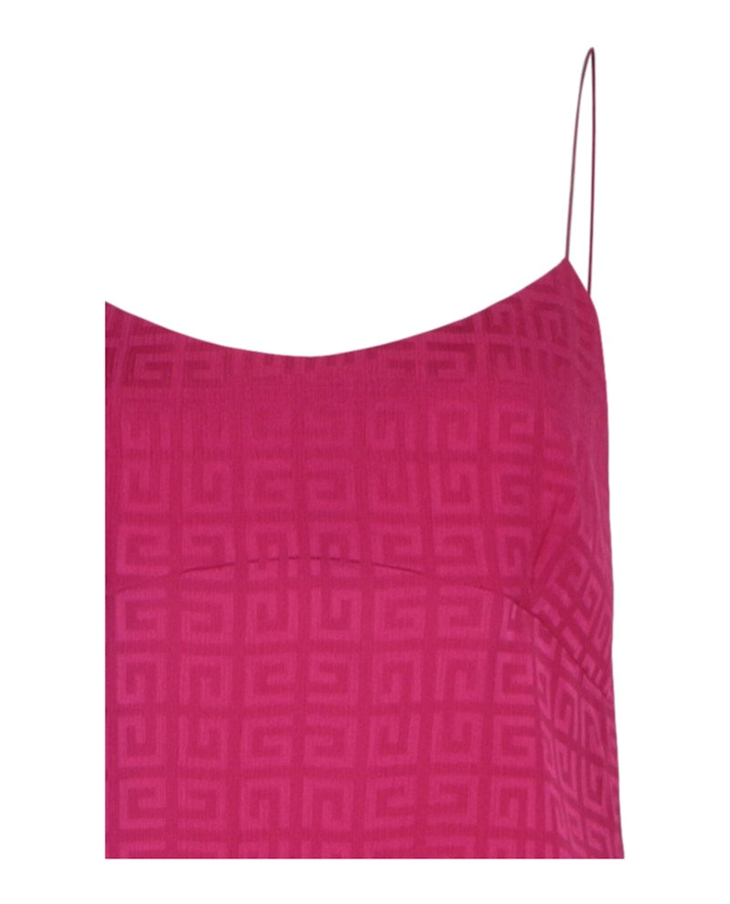 Givenchy 4G Silk Cami Fuchsia