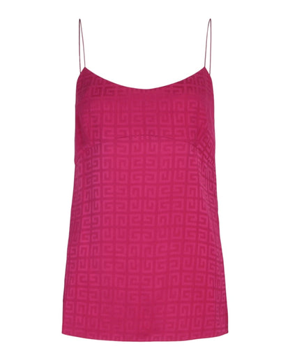 Givenchy 4G Silk Cami Fuchsia
