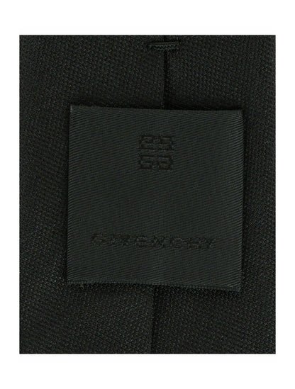 Givenchy 4G Silk Tie Black