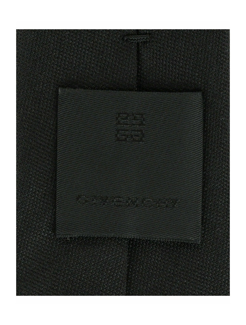 Givenchy 4G Silk Tie Black