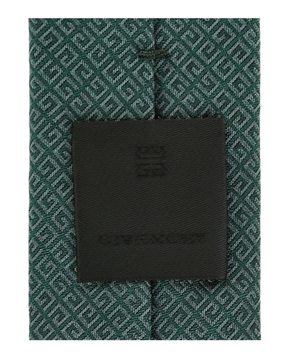 Givenchy 4G Silk Tie Dark Green