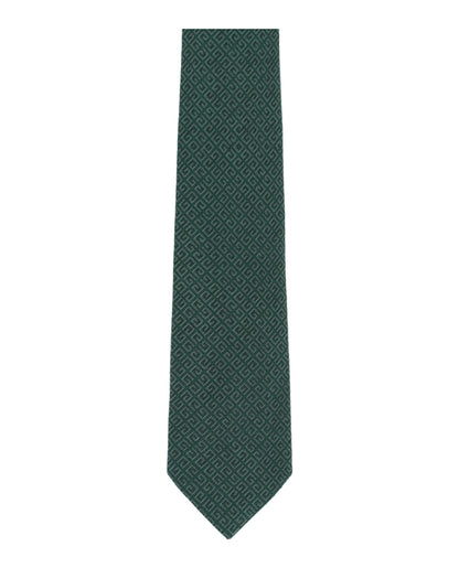 Givenchy 4G Silk Tie Dark Green