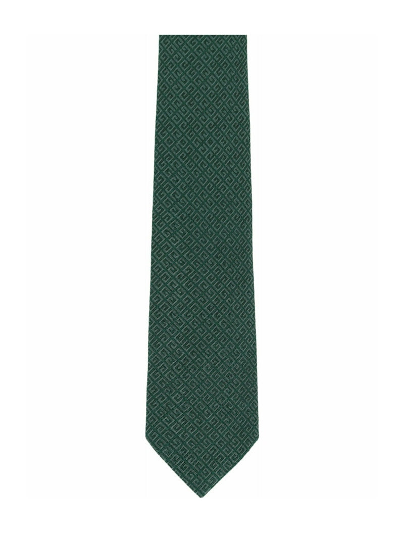 Givenchy 4G Silk Tie Dark Green
