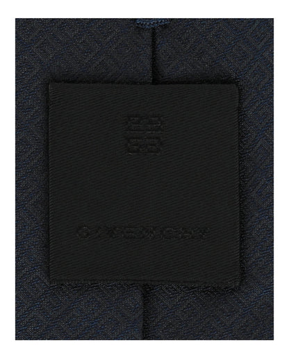 Givenchy 4G Silk Tie Navy/Navy