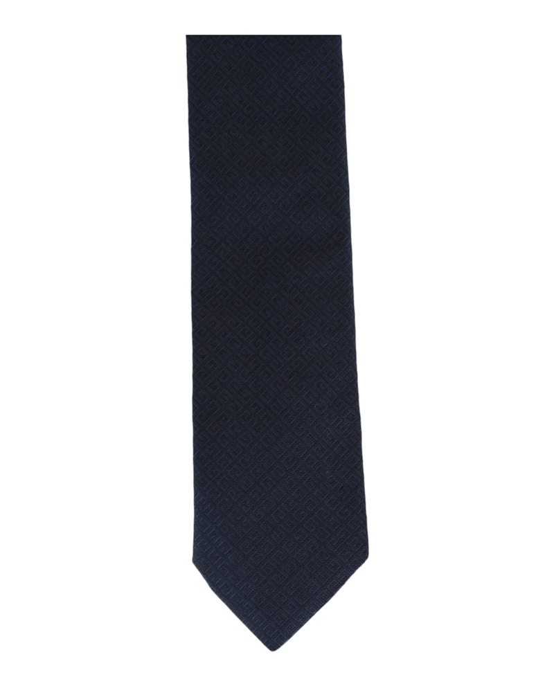 Givenchy 4G Silk Tie Navy