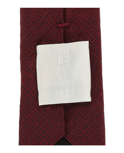 Givenchy 4G Silk Tie Oxblood Red