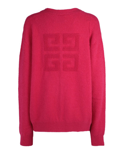 Givenchy 4G Wool-Blend Sweater Cyclamen