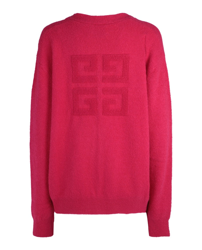 Givenchy 4G Wool-Blend Sweater Cyclamen