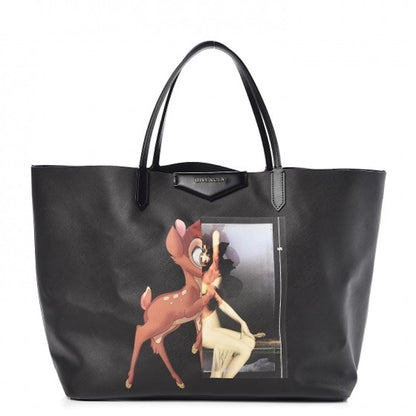 Givenchy Antigona Tote Bambi Print Large Black
