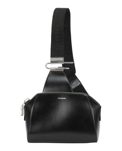 Givenchy Antigona U Crossbody In Box Leather Black
