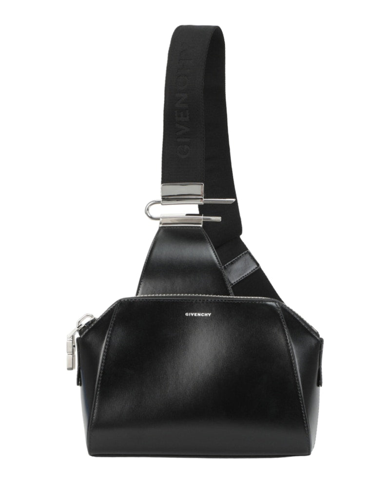 Givenchy Antigona U Crossbody In Box Leather Black