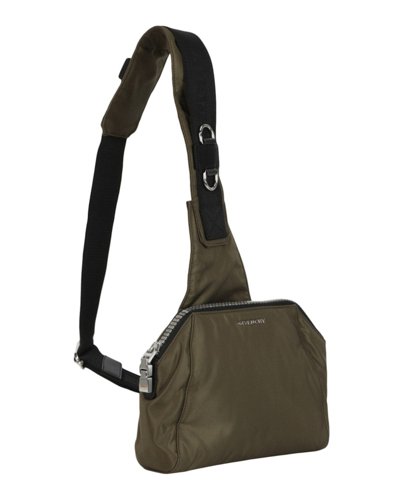 Givenchy Antigona U Crossbody With Tech Strap Khaki