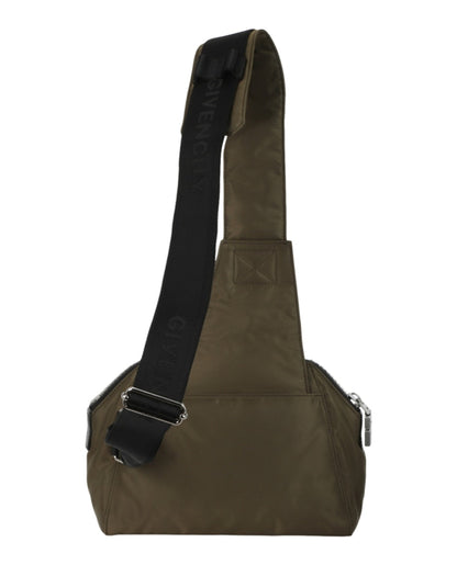 Givenchy Antigona U Crossbody With Tech Strap Khaki