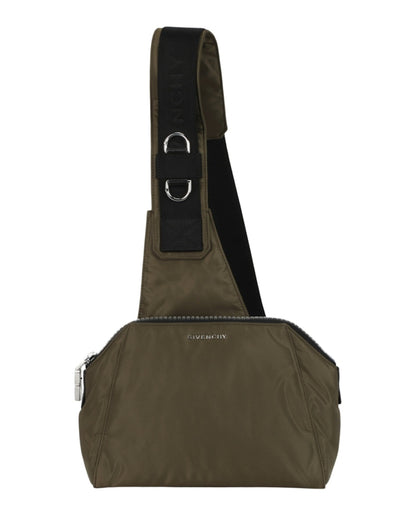 Givenchy Antigona U Crossbody With Tech Strap Khaki