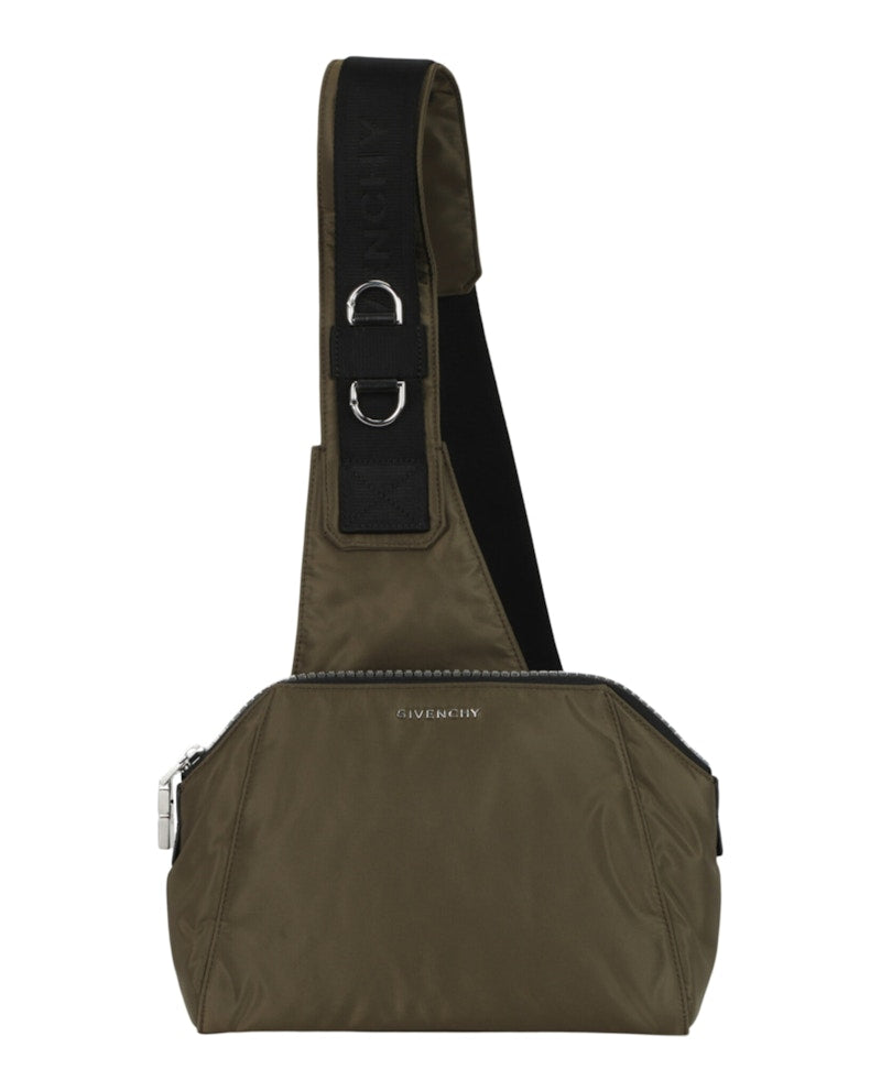 Givenchy Antigona U Crossbody With Tech Strap Khaki