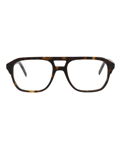 Givenchy Aviator-Frame Acetate Optical Frames Havana Havana Transparent (GV50035I-53-052)