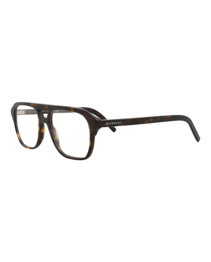 Givenchy Aviator-Frame Acetate Optical Frames Havana Havana Transparent (GV50035I-53-052)