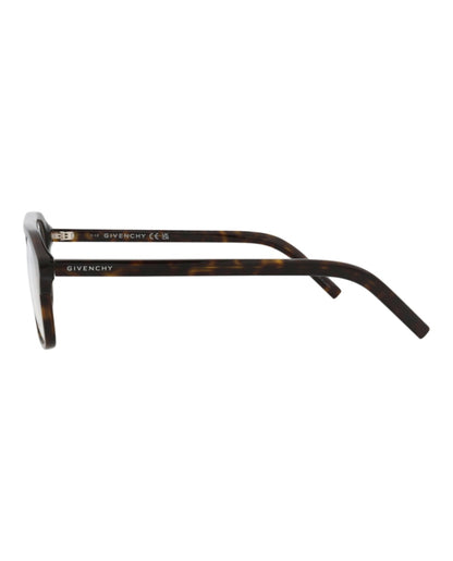 Givenchy Aviator-Frame Acetate Optical Frames Havana Havana Transparent (GV50035I-53-052)