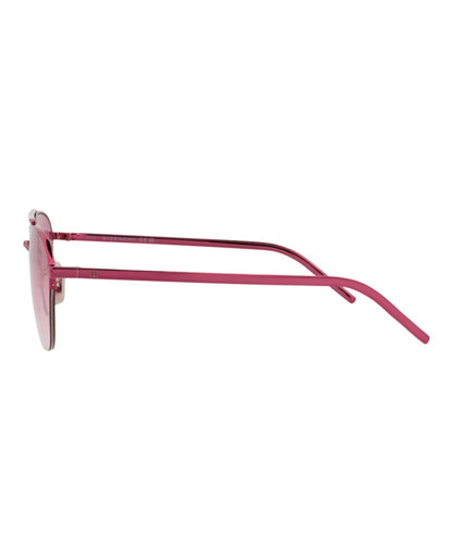 Givenchy Aviator-Frame Metal Sunglasses Pink Pink Violet (GV40004U-57-72Z)