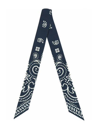 Givenchy Bandana Print Bandeau Navy White