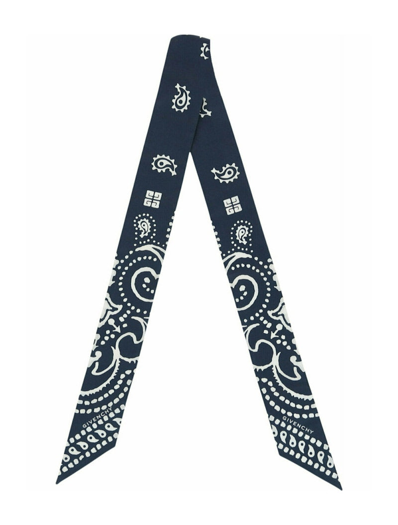 Givenchy Bandana Print Bandeau Navy White