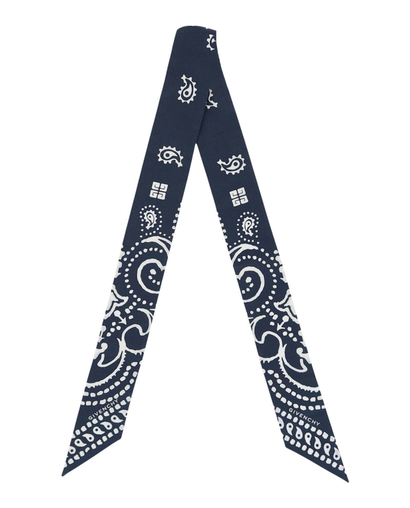 Givenchy Bandana Print Bandeau Navy White