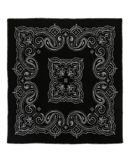 Givenchy Bandana Print Blanket Black/White