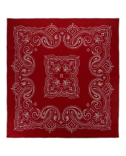 Givenchy Bandana Print Blanket Red/White