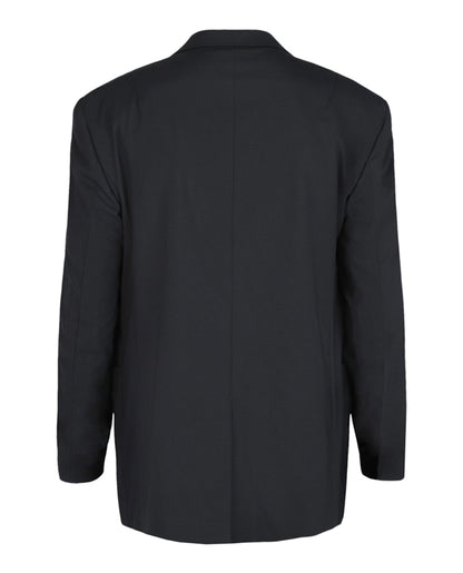 Givenchy Boxy Fit Single-Button Blazer Charcoal