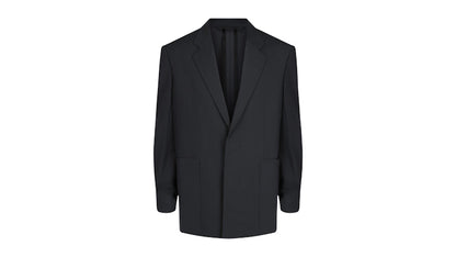 Givenchy Boxy Fit Single-Button Blazer Charcoal