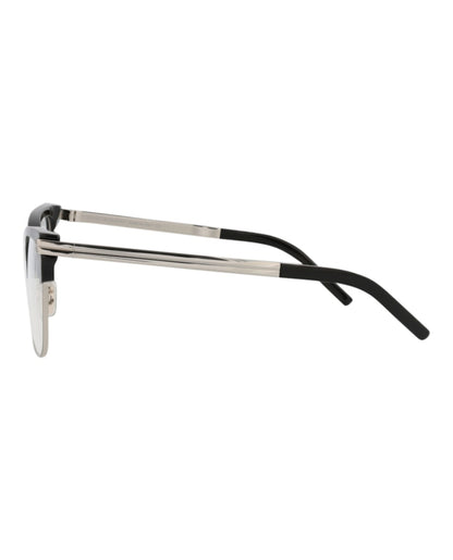 Givenchy Cat Eye-Frame Acetate Optical Frames Black Silver Transparent (GV50012U-54-001)