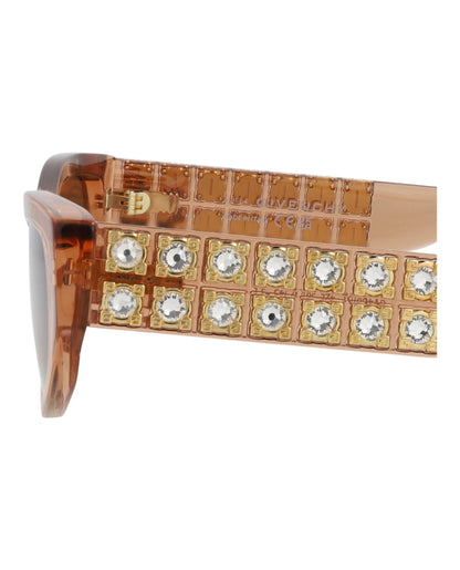 Givenchy Cat Eye-Frame Acetate Sunglasses Orange Orange Brown (GV40078I-56-42E)