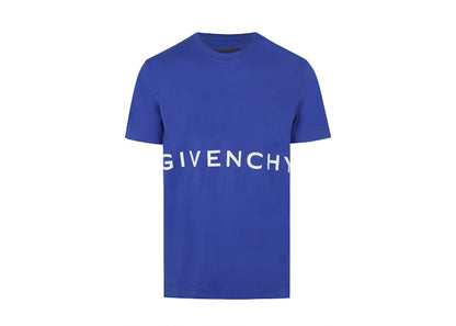 Givenchy Classic Fit Bonded T-Shirt Ocean Blue