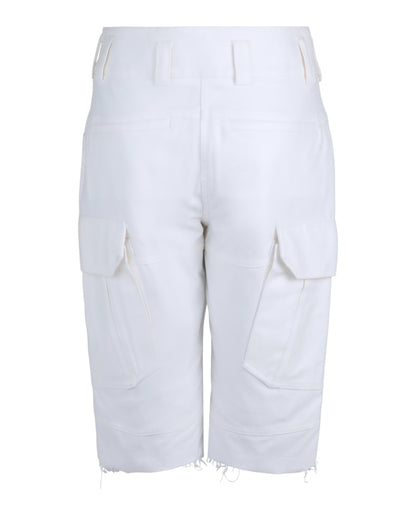 Givenchy Cotton Cargo Shorts White