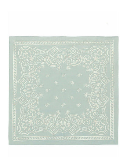 Givenchy Cotton Printed Bandana Sky Blue White