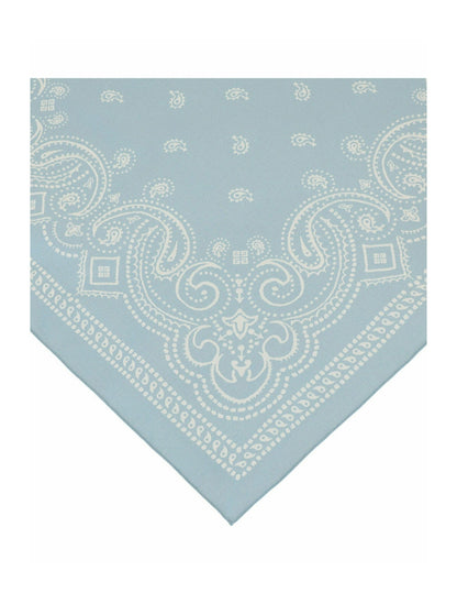 Givenchy Cotton Printed Bandana Sky Blue White