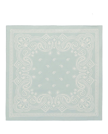 Givenchy Cotton Printed Bandana Sky Blue White