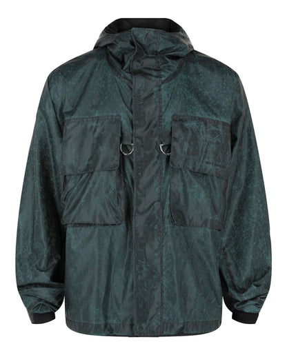 Givenchy Crinkle Printed Windbreaker Silver