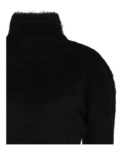 Givenchy Cropped Wool Sweater Black