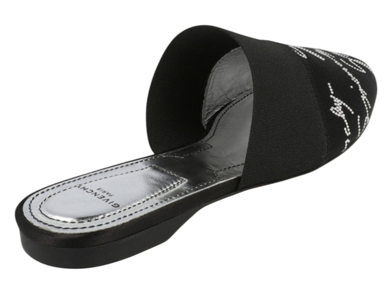 Givenchy Crystal Embellished Bedford Mules Black (Women's)