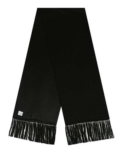 Givenchy Diagonal Logo Evening Scarf Black