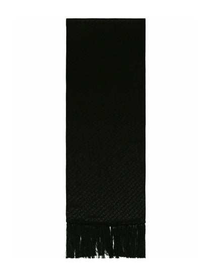 Givenchy Diagonal Logo Evening Scarf Black