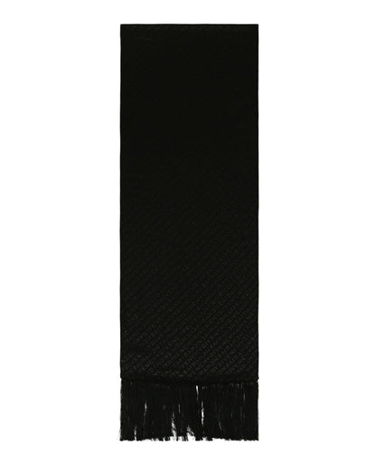 Givenchy Diagonal Logo Evening Scarf Black