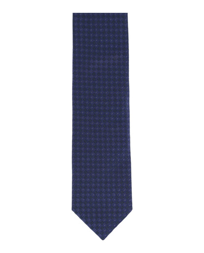 Givenchy Diamond Silk Tie Navy